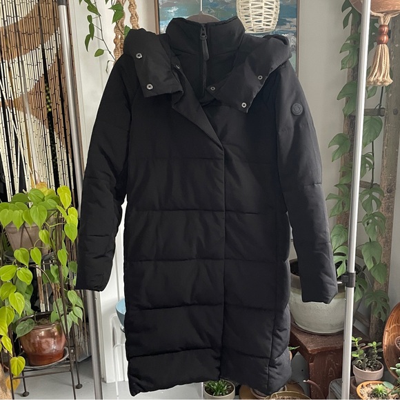 NWOT French Connection Water Resistant Relaxed Fit Pillow Collar Puffer Coat - Picture 3 of 12